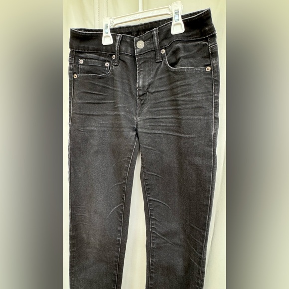 American Eagle Next Level Flex Skinny Black Jeans Men’s 28x30 - Picture 3 of 11